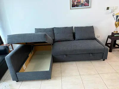 Ikea sofa cumbed brand new never used  Size 230/150cm convirtible into queen size bed and have big s