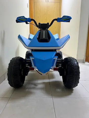 Kids Electric Ride-On ATV Quad Bike - Blue