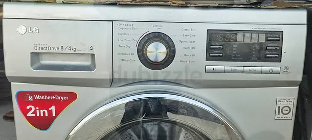 LG washing machine 8/4 kg for sale