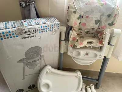 Graco Contempo High Chair with Tray and Cushion - Good Condition