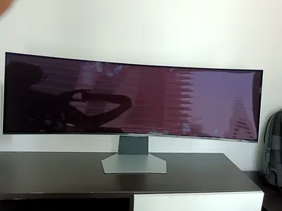 Samsung S49CG954SMXUE Ultra-wide Curved Monitor - 49-inch Almost new