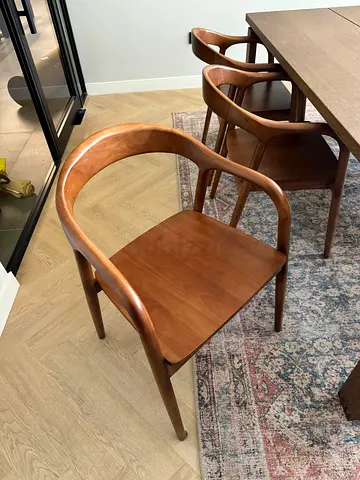 Perfect Condition IKEÀ DINING TABLE WITH Six Chairs
