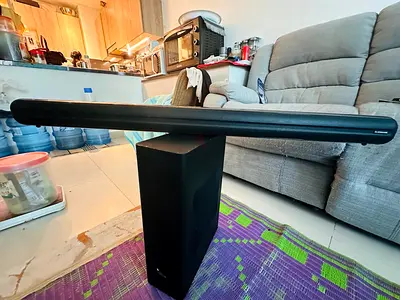Olsenmark 2.1 Soundbar with Wireless Subwoofer - Good Condition