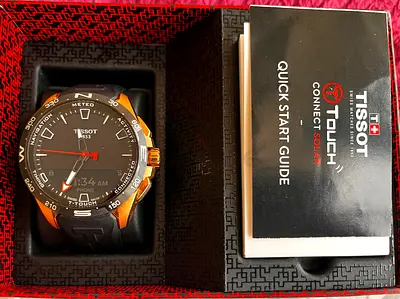 Tissot T-Touch Connect Solar men's watch with box, charger & manual