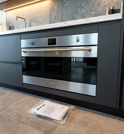 SMEG Latest Model Built-In Electric Oven with Ceramic Hob – Brand New