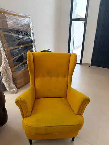 Mustard Yellow Accent Armchair - Good Condition