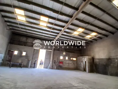 6000 SQ FT Warehouse Available for Rent with 3 Phase Electricity in Al Jurf 2, AJMAN