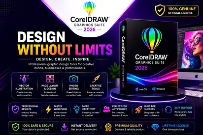 CorelDRAW Graphics Suite 2026 Genuine | Latest Version | Windows / Mac
