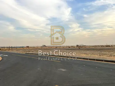 For sale, two plots of land adjacent to each other in Al-Sahma, near the mosque and the garden