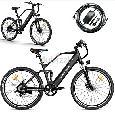 WINDHORSE F3 Electric Bike 650W Motor 36V 15.6Ah Battery 40KM/H Speed 60-80KM Range 27.5 Tire