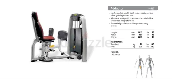 Technogym Selection Adductor (M917) – Commercial Gym Machine