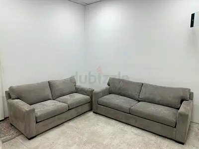 As perfect condition crate&barrel sofa set
