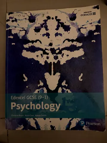 Edexcel GCSE (9-1) Psychology textbook - Pearson (used)