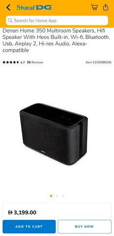 Denon Home 350 Wi‑Fi Multiroom Speaker (Black)