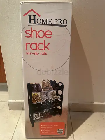 Home Pro 4-Tier Shoe Rack - New in Box