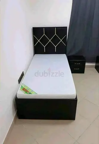 Single Bed with Headboard and Mattress - Brand New