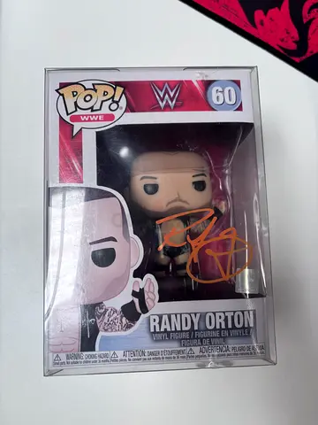 WWE Randy Orton #60 Signed Funko Pop! (sealed box) - Autographed