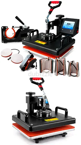 Multifunctional Heat Press Machine - 7-in-1 (T-Shirt, Mug, Cap, phone cover, ..) - Good Condition