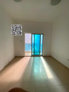 1BR apartment for annual rent in City Tower, Al Nuaimiya 3, master bedroom, balcony, near Safeer Mal