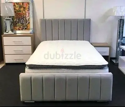 Brand New Twin Size Customise Bed with Padded Headboard - Premium Quality & Finishing