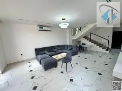 Villa for rent in Al Yasmin, 6 master bedrooms, majlis and living room, ground floor + first floor +