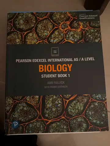 Pearson Edexcel International A Level Biology Student Book 1 (Edexcel A Level)