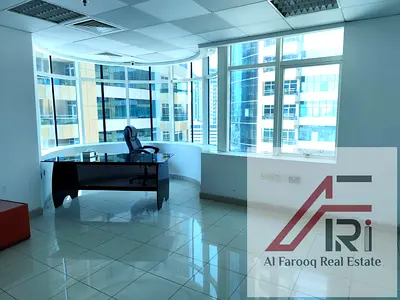 Prime Fitted Office Space for Rent in Horizon Tower | Downtown Ajman | Covered Parking