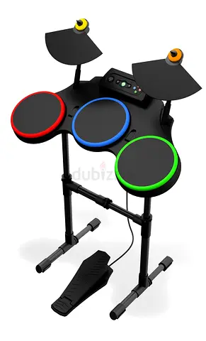 Wii guitar hero Electronic Drum set and pedal