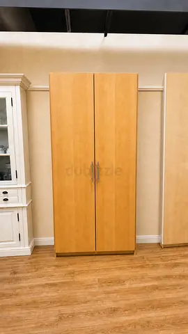Ikea pax Tall 2-Door Wooden Wardrobe / Armoire - Light Oak Finish
