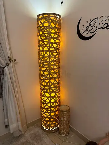 Tall Lamp with Matching Side Lantern