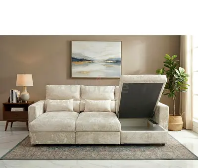 Modern Home Essential
Featuring clean lines, luxurious upholstery, and practical functionality, this