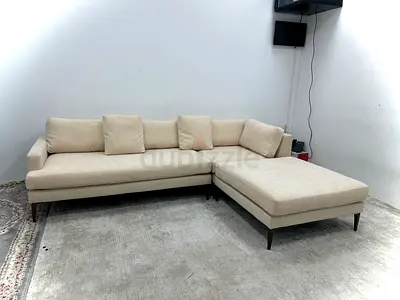 West elm beige color sofa
