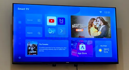 43 inches aftron smart tv