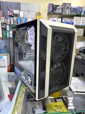 Compact ATX/Micro-ATX Gaming PC Case with Tempered Glass & Front Mesh