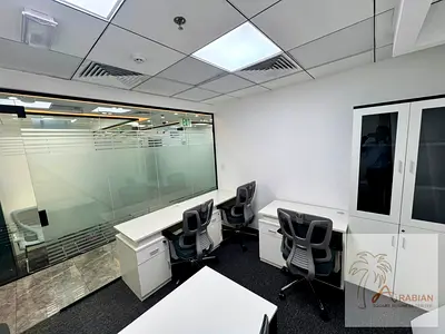 Fully Furnished Office | 2 Min Walk to BurJuman Metro | AED 42,000