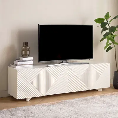 Daytona TV Unit in white by Homecentre
