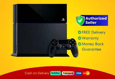 Sony PlayStation 4 - Fat - Black - 500GB | Brand New | Warranty | FREE Delivery