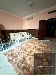 Master bedroom, large living room, maid's room with ensuite bathroom, central air conditioning, spac