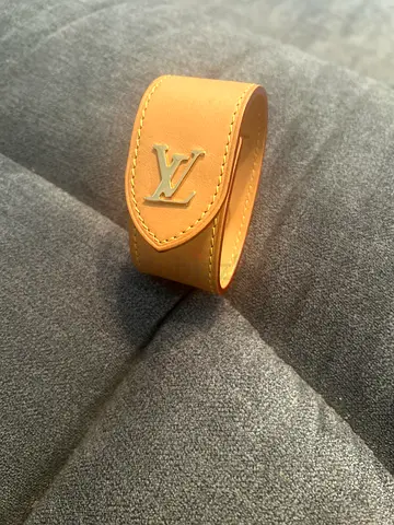 Tan leather designer bag attachment Orginal  LV