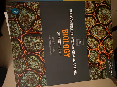 Pearson Edexcel International AS/A Level Biology Student Book 1 (A Level)