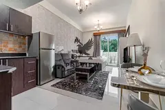 Furnished Studio | Hanover Square | Pool & Garden View