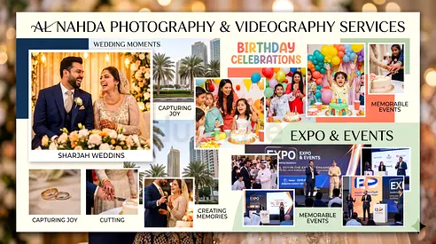 Al Nahda Photographer & Videographer | Professional Visual Storytelling for Businesses.