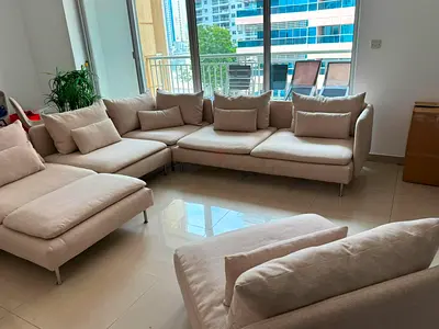 ikea Soderhim U shape sofa beige Color
