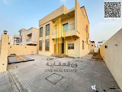 Villa for Rent in Al Alia, Ajman | 6 Master Bedrooms | G+1+Roof | Maid's Room | Family & Staff Accommodation