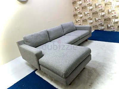 Almost brand new west elm eddy lshape sofa