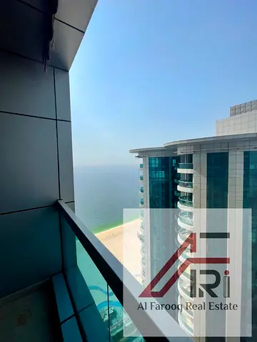 1 Bedroom Hall with Sea View for Yearly Rent – Ajman Corniche Tower