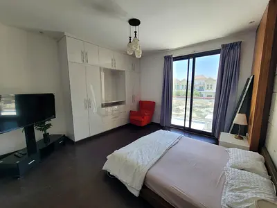 Furnished Room B W/ Balcony For Rent Available In  Villa In Sahara Meadows 2.
