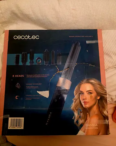 Cecotec Bamba Ceramicare 8-in-1 Hair Styler. New. Never Used. AED. 195 Only!
