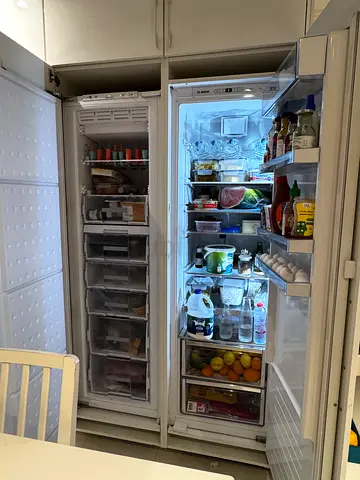 Bosch built in fridge and freezer