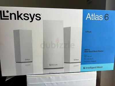 Linksys Atlas 6 AX3000 WiFi 6 Dual-Band Mesh Router 3-Pack